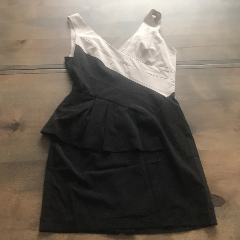 Cream and Black dress